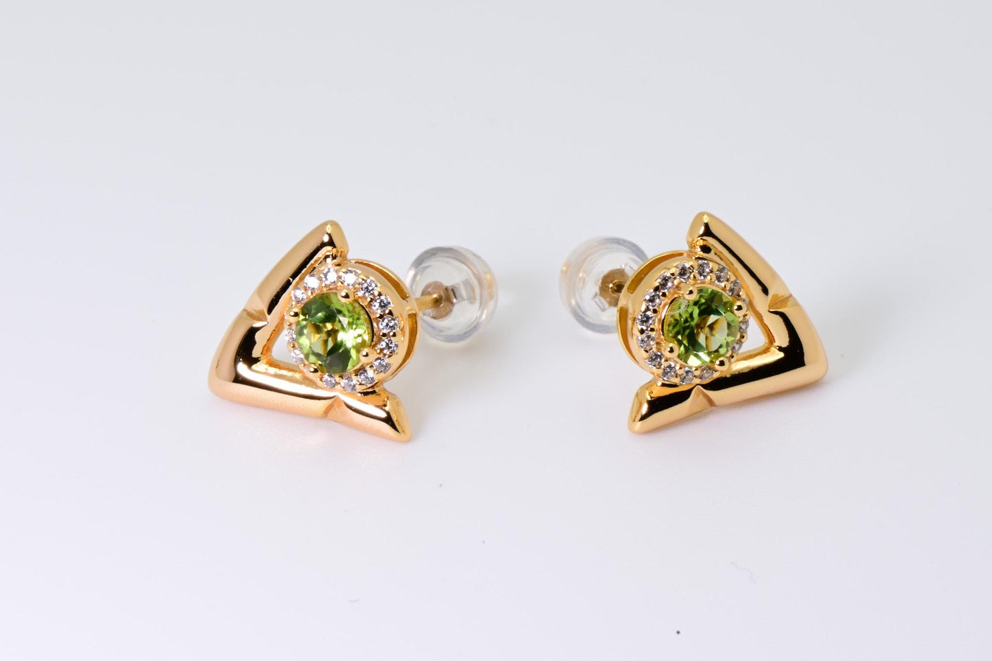 Natural Peridot Earrings, Refreshing Green Color, S925 Sterling Silver, Birthday Gift, Mother’s Day Gift, Anniversary, Xmas Gift for her